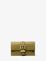 Nolita Medium Pebbled Leather Tri-Fold Wallet