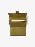 Nolita Medium Pebbled Leather Tri-Fold Wallet