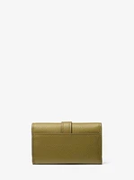 Nolita Medium Pebbled Leather Tri-Fold Wallet