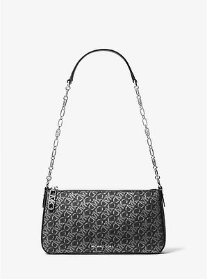 Empire Medium Metallic Chain-Link Pochette