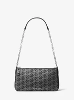 Empire Medium Metallic Chain-Link Pochette