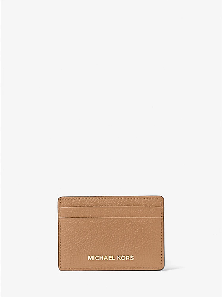 Pebbled Leather Card Case