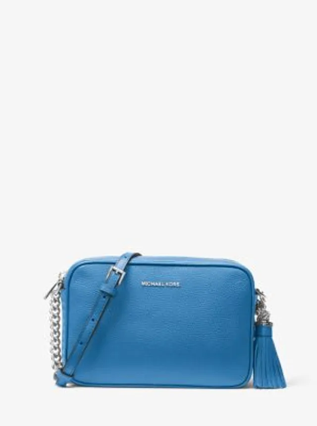 Michael Kors Jet Set Travel Medium Logo Crossbody Bag (JSMN YLW MLT) 