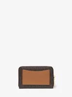 Small Logo and Leather Wallet