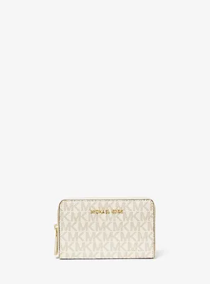 Small Logo and Leather Wallet