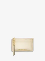 Empire Small Metallic Leather Card Case