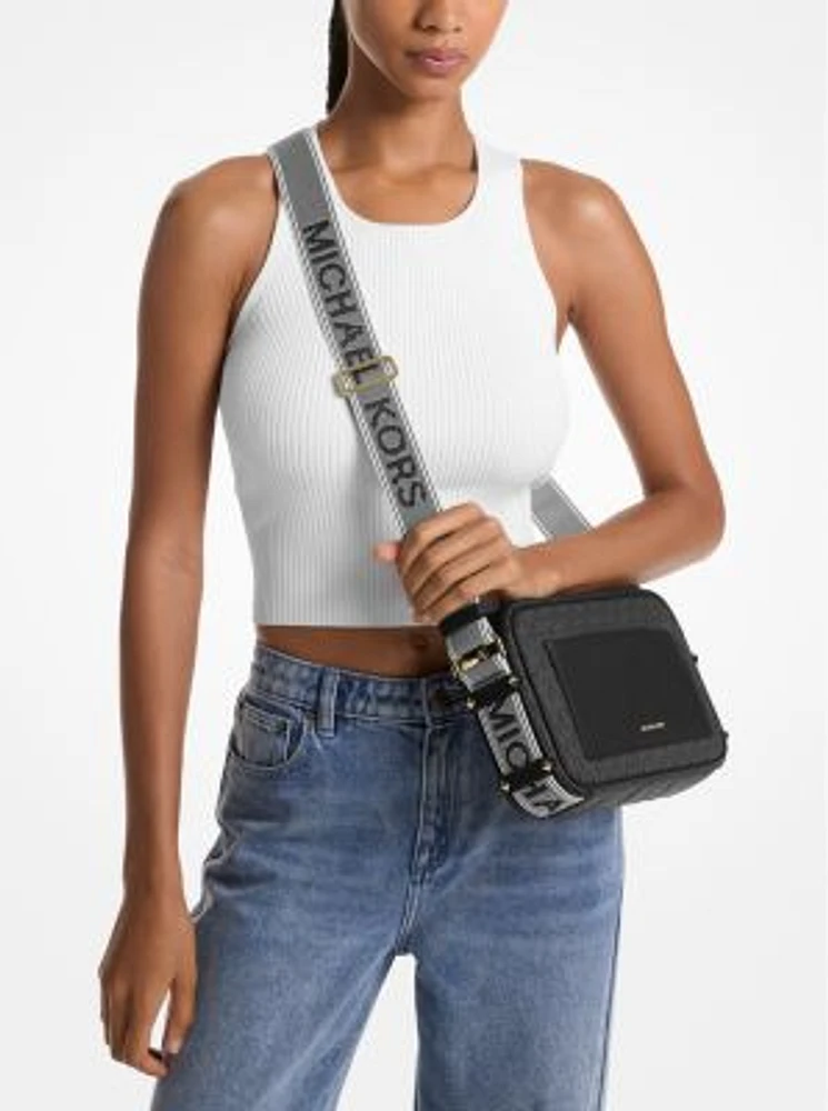 Maeve Large Signature Logo Crossbody Bag