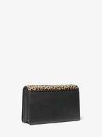 Jet Set Medium Cheetah Print Calf Hair Crossbody Bag