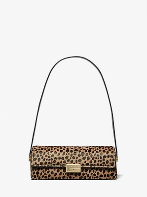 Ludlow Small Cheetah Print Calf Hair Convertible Pochette