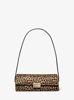 Ludlow Small Cheetah Print Calf Hair Convertible Pochette