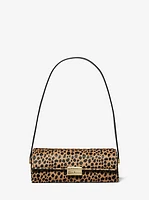 Ludlow Small Cheetah Print Calf Hair Convertible Pochette