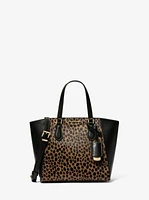 Taryn Small Cheetah Print Calf Hair Convertible Crossbody Bag