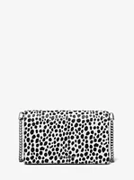 Jet Set Medium Cheetah Print Calf Hair Crossbody Bag