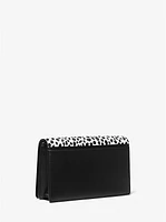 Jet Set Medium Cheetah Print Calf Hair Crossbody Bag