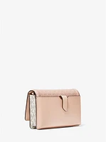 Jet Set Small Two-Tone Logo Smartphone Crossbody Bag