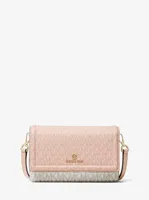 Jet Set Small Two-Tone Logo Smartphone Crossbody Bag