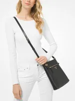 Jet Set Large Pebbled Leather Crossbody Bag