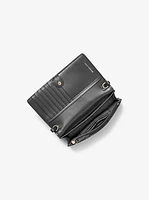 Jet Set Small Pebbled Leather Smartphone Convertible Crossbody Bag