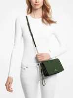 Jet Set Large Pebbled Leather Crossbody Bag