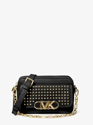 Parker Medium Studded Leather Crossbody Bag