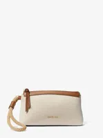 Talia Small Canvas Wristlet