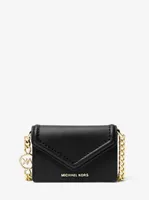 Jet Set Small Saffiano Leather Envelope Crossbody Bag