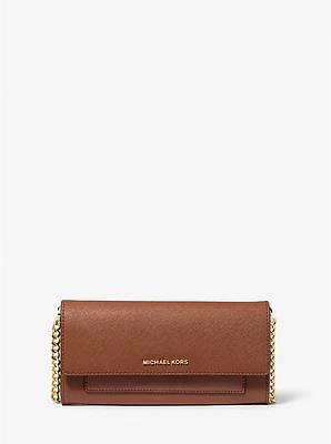 Jet Set Medium Saffiano Leather 2-in-1 Convertible Crossbody Bag