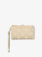 Adele Metallic Empire Logo Jacquard Smartphone Wallet