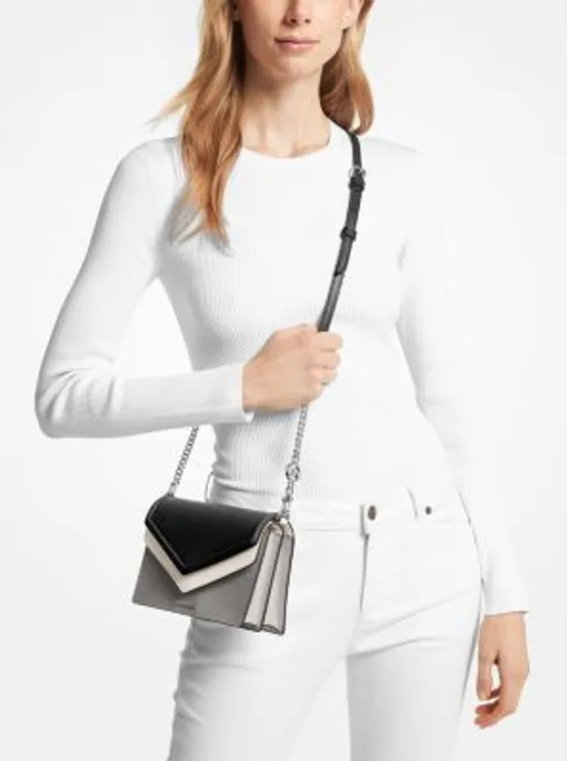 Jet Set Micro Saffiano Leather Envelope Crossbody Bag