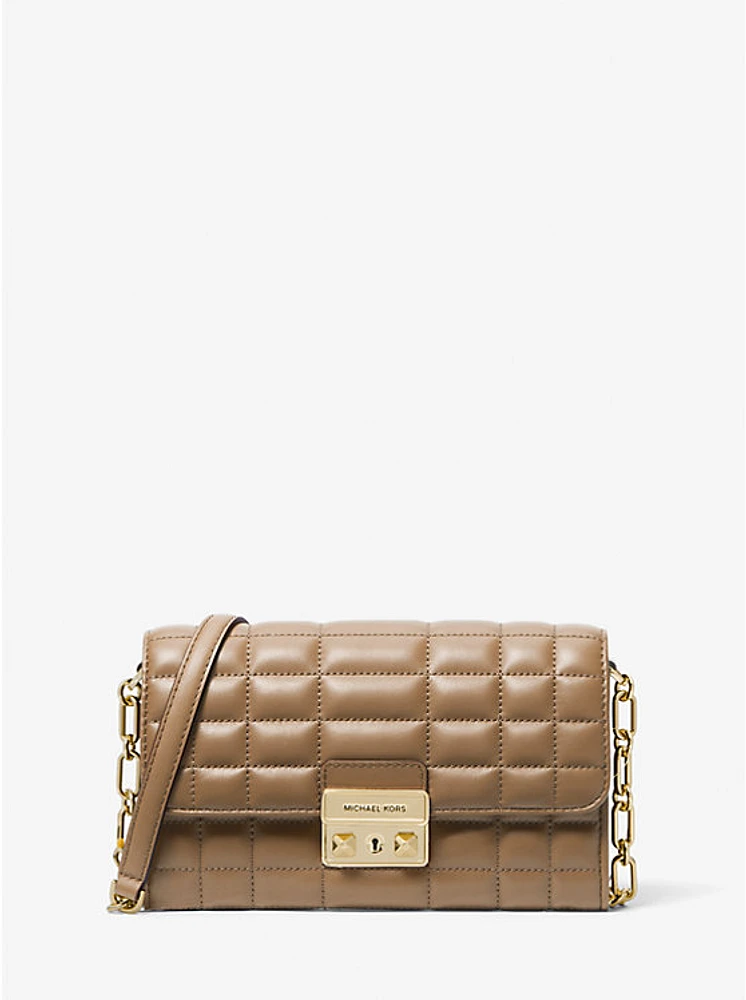 Tribeca Large Leather Convertible Crossbody Bag