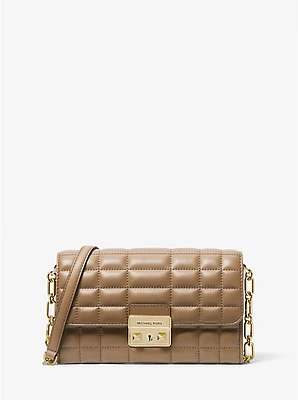 Tribeca Large Leather Convertible Crossbody Bag