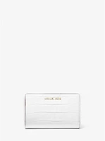 Empire Medium Crocodile Embossed Patent Leather Wallet