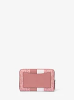 Jet Set Small Signature Logo Stripe Card Case