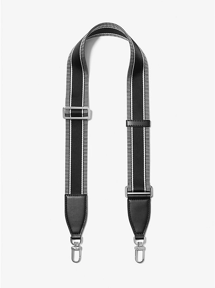 Striped Nylon Bag Strap