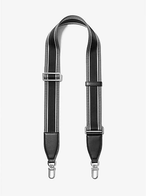 Striped Nylon Bag Strap