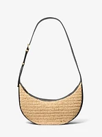 Avra Medium Hand-Crocheted and Leather Crossbody Bag