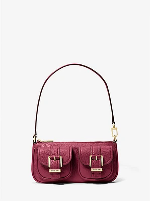 Bolso pochette Zoe pequeño de piel granulada