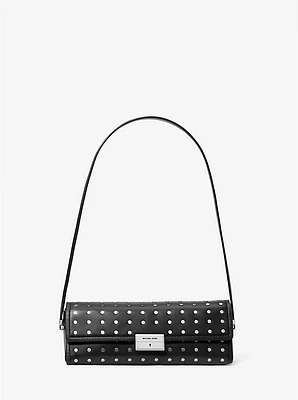 Ludlow Small Studded Leather Convertible Pochette