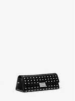 Ludlow Small Studded Leather Convertible Pochette