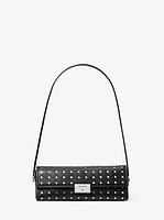 Ludlow Small Studded Leather Convertible Pochette