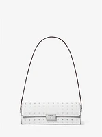Bolso pochette convertible Ludlow pequeño de piel con tachuelas