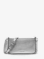 Bryant Small Metallic Leather Convertible Pochette