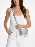 Bryant Small Metallic Leather Convertible Pochette