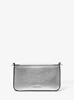 Bryant Small Metallic Leather Convertible Pochette