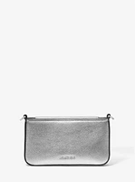 Bryant Small Metallic Leather Convertible Pochette