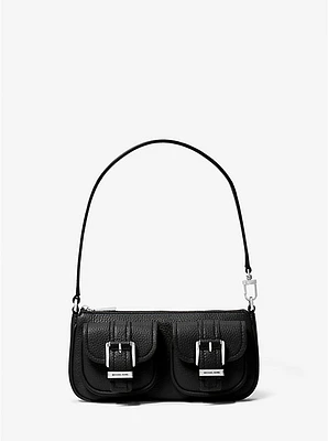 Zoe Small Pebbled Leather Pochette