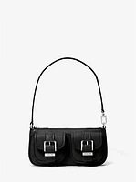 Zoe Small Pebbled Leather Pochette