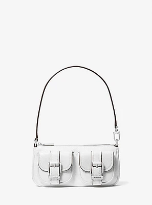 Zoe Small Pebbled Leather Pochette