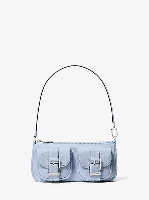 Zoe Small Denim Pochette