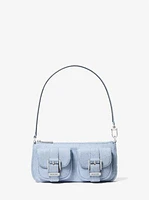 Zoe Small Denim Pochette